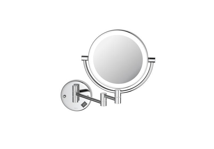 Зеркало косметическое настенное с подсветкой 5х Aquatek AQ4912CR