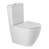 Чаша унитаза безободкового с сиденьем дюропласт soft close P-trap Cezares BB2141CPR/SC