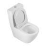 Чаша унитаза безободкового с сиденьем дюропласт soft close P-trap Cezares BB2141CPR/SC