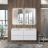 Керамическая раковина с двумя чашами 1210x460x175 BelBagno BB1200-2-ETL