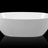Отдельностоящая, овальная акриловая ванна без перелива BelBagno BB69-1700-W0