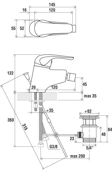 Смеситель Ravak RS 055.00