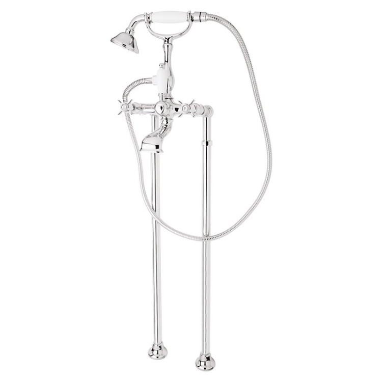 Напольный смеситель для ванны с ручным душем Cezares LORD-VDP-02-M