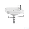 Гардеробная раковина Edwardian на 1 отверстие справа или слева с полотенцедержателем