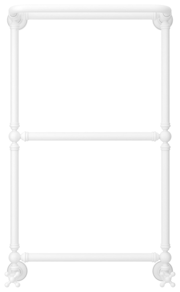 Полотенцесушитель водяной Сунержа Ренессанс 1386 860x500 Матовый белый