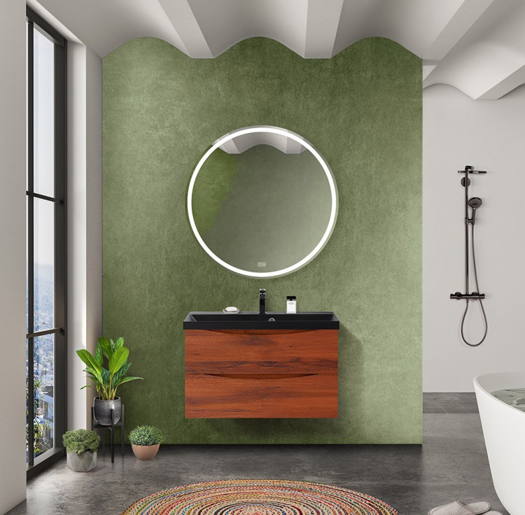 База под раковину подвесная с двумя выкатными ящиками, 800x450x500 BelBagno MARINO-800-2C-SO-RG-P