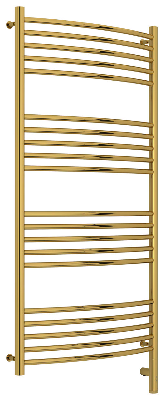 Полотенцесушитель электрический Сунержа Богема 3.0 выгнутая 1200х600 МЭМ правый Золото