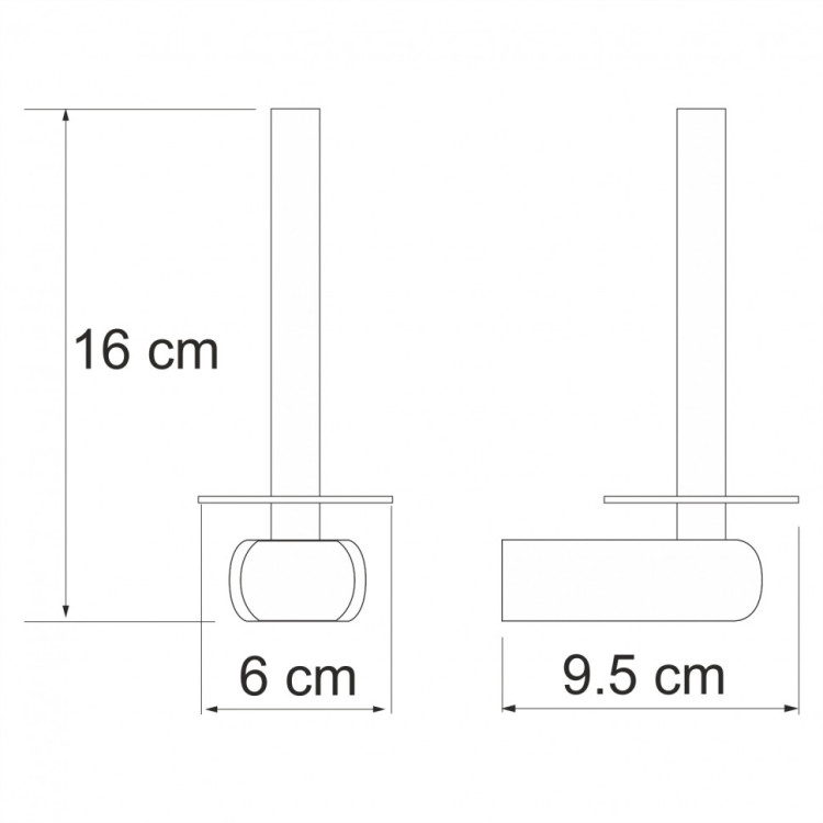 WasserKRAFT Berkel K-6897 Держатель туалетной бумаги