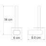 WasserKRAFT Berkel K-6897 Держатель туалетной бумаги