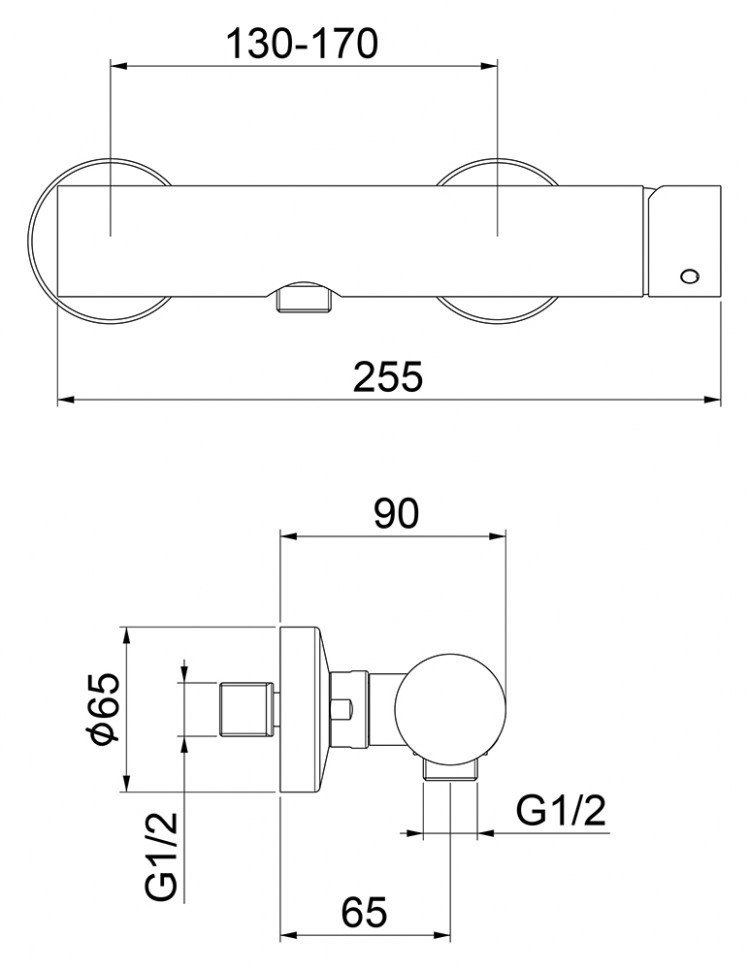 Смеситель для душа Webert One-B NB870102