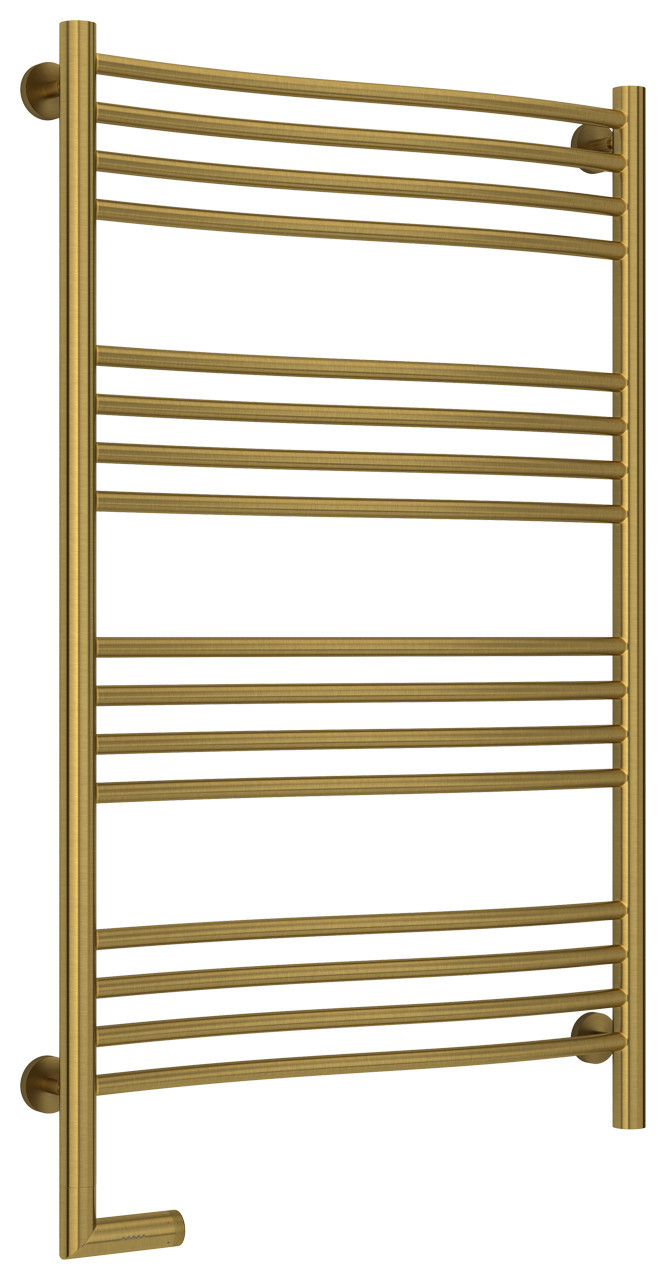 Полотенцесушитель электрический Сунержа Флюид 2.0 1000х600 МЭМ левый Состаренная латунь