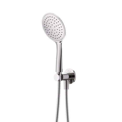 Ручной душ со штуцером-держателем, шланг 150 см , ручка белая Cezares CZR-KD-03/24-Bi