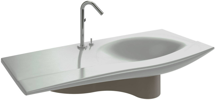Раковина-столешница 120 см на собственной опоре Jacob Delafon STILLNESSE1292-00