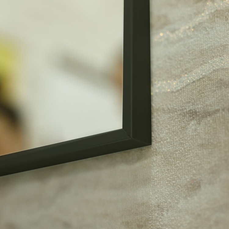 Зеркало в алюминиевой раме BelBagno SPC-AL-600-800 Nero