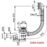 Слив-перелив Ravak X01377 click-clack