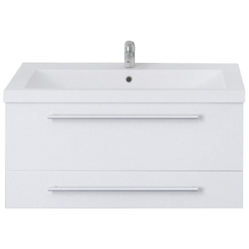 Тумба под раковину 1MarKa Соната 58 подвесная 2 ящика