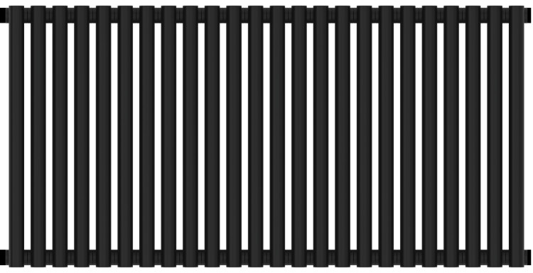Отопительный радиатор Сунержа Эстет-00 500х1080 24 секции Матовый чёрный