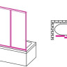 Шторка для ванны Ravak AVDP3-150