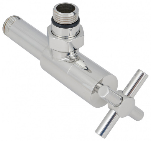 Вентиль Сунержа угловой крест G 1/2&quot; НР х G 1/2&quot; НР Состаренная бронза