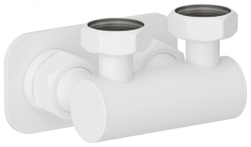 Модуль 2х3/4&quot; Сунержа угловой EU50 Матовый белый