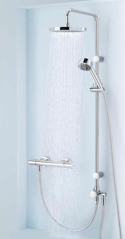 Душевая стойка Kludi Zenta Dual Shower System 6609005-00