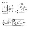 Унитаз Roca Hall 346627000 подвесной