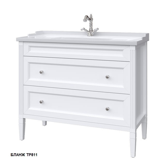 АЛЬБИОН тумба 100 два ящика