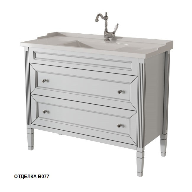 АЛЬБИОН тумба 100 два ящика