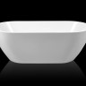 Отдельностоящая, овальная акриловая ванна без перелива BelBagno BB70-1500-W0