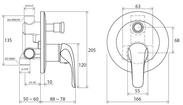 Смеситель Ravak RS 061.00