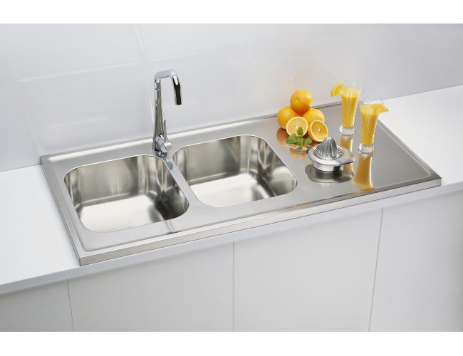 Мойка CLASSIC PRO 100 SAT-90 1200X600 в комплекте с сифоном 1130555,