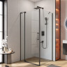 Душевой уголок SLIDER-AH-1 Cezares SLIDER-AH-1-80-90/100-GRIGIO-NERO
