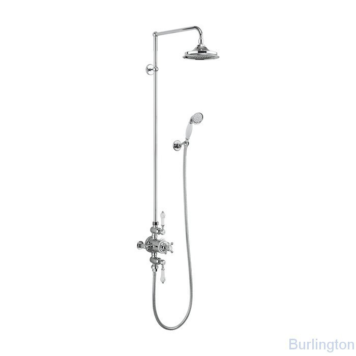 Душевая стойка c внешним термостатом BAF3S c душевой насадкой 9''