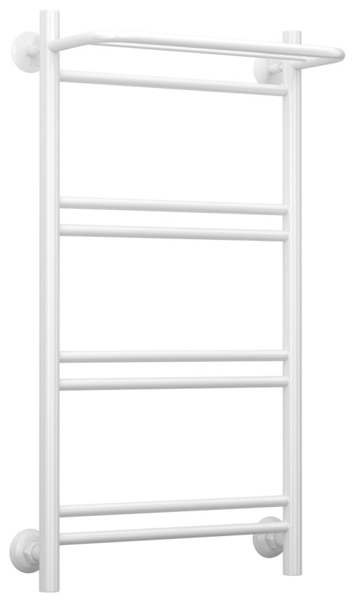 Полотенцесушитель водяной Стилье Версия-Н1 800х400 (Полка+1+2+2+2) П 16 Белый