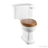 Унитаз-моноблок с керамической ручкой слива, бачок 51см