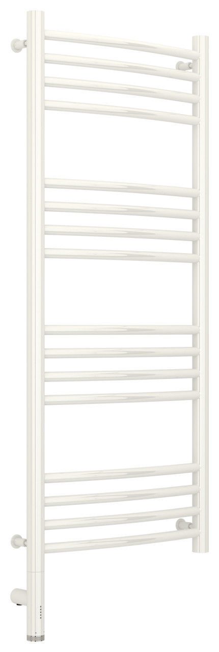 Полотенцесушитель электрический Сунержа Богема 3.0 выгнутая 1000х400 МЭМ левый Белый