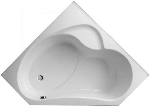 Угловая левосторонняя ванна-душ 135 х 135 см Jacob Delafon BAIN-DOUCHE E6220-00