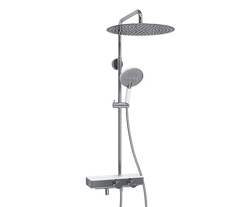 WasserKRAFT A113.117.059.CH Thermo Душевой комплект с термостатическим смесителем