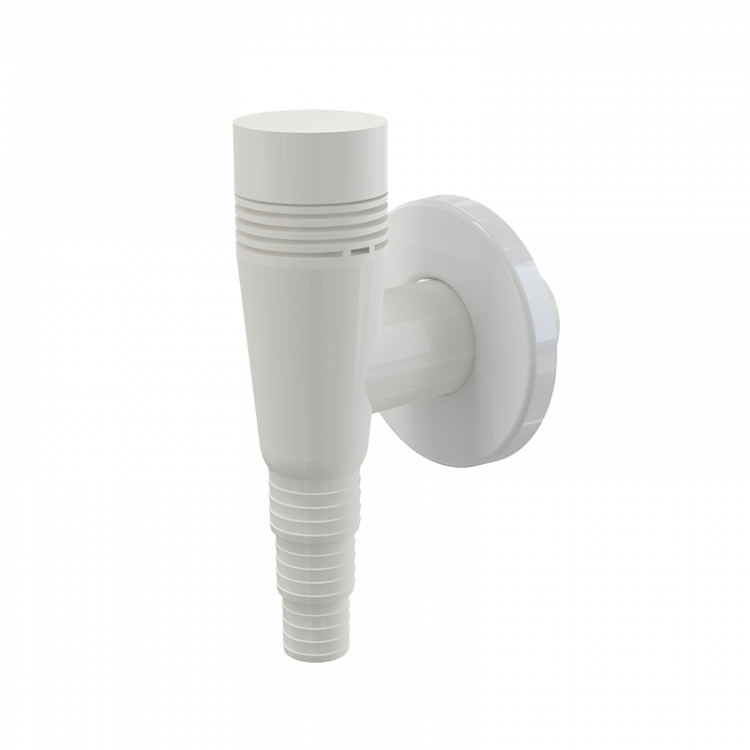 Сифон для стиральной машины наружный с разрывным клапаном, белый Alcadrain APS5