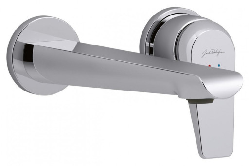 Однорычажный настенный смеситель для раковины, встраиваемый, полированный никель Jacob Delafon AVID E97358-BN