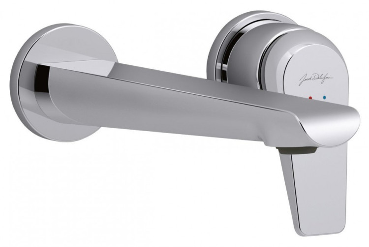 Однорычажный настенный смеситель для раковины, встраиваемый, полированный никель Jacob Delafon AVID E97358-BN