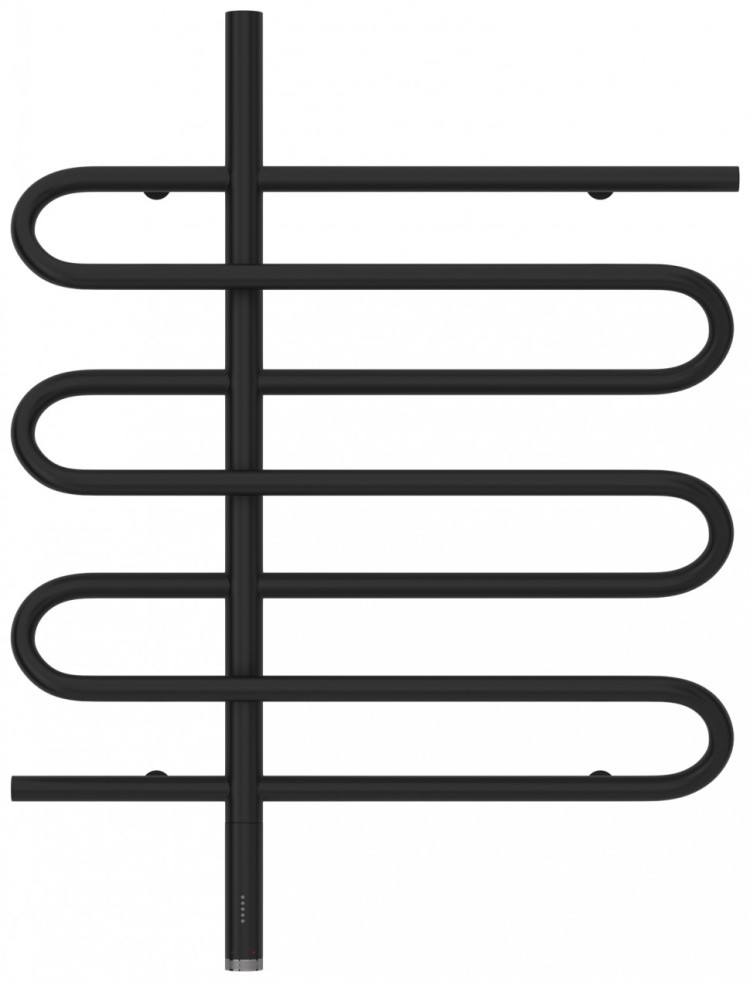 Полотенцесушитель электрический Сунержа Эпатаж 3.0 800х600 МЭМ левый Матовый чёрный