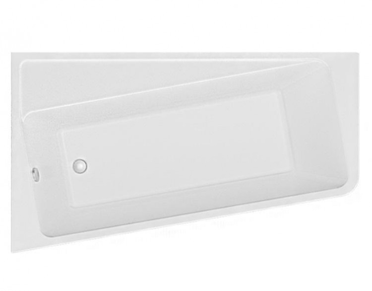 Ванна акриловая асимметричная 1Marka DIRECT 170*100 L