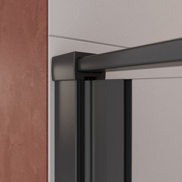 Душевая дверь LINER-B-12 Cezares LINER-B-12-90-C-NERO-R