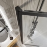 Душевая шторка на ванну BELBAGNO LUCE-VF-11 Cezares LUCE-VF-11-90/145-C-NERO