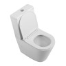 Чаша унитаза безободкового с сиденьем дюропласт soft close P-trap Cezares BB2149CPR/SC