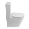 Чаша унитаза безободкового с сиденьем дюропласт soft close P-trap Cezares BB2149CPR/SC