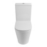 Чаша унитаза безободкового с сиденьем дюропласт soft close P-trap Cezares BB2149CPR/SC