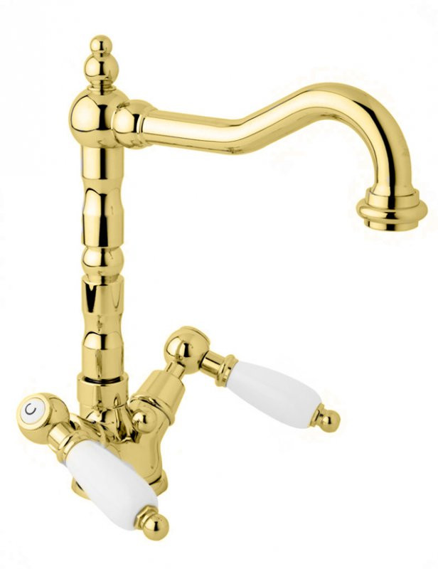 Смеситель для раковины с донным клапаном Cezares FIRST-LS2-02-Bi