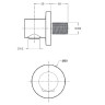 Шланговое подключение Jacob Delafon E8465-CP